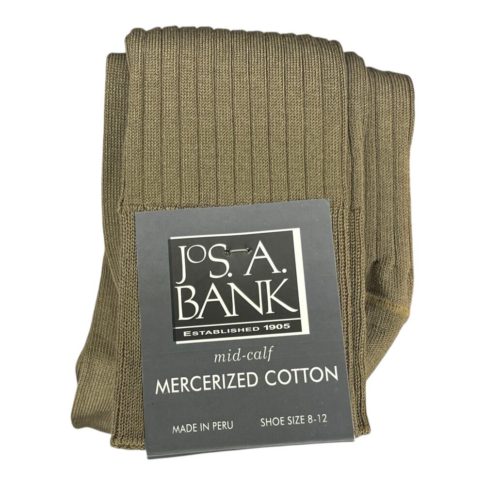 Joseph A Bank Mid-Calf Mercerized Pima Cotton Socks - Shoe Size 8-12